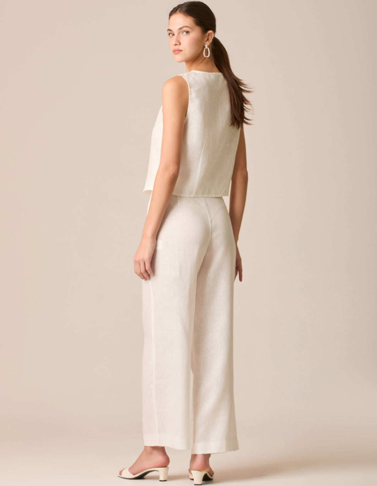 Pantalón Largo Polinesia Blanco Perla