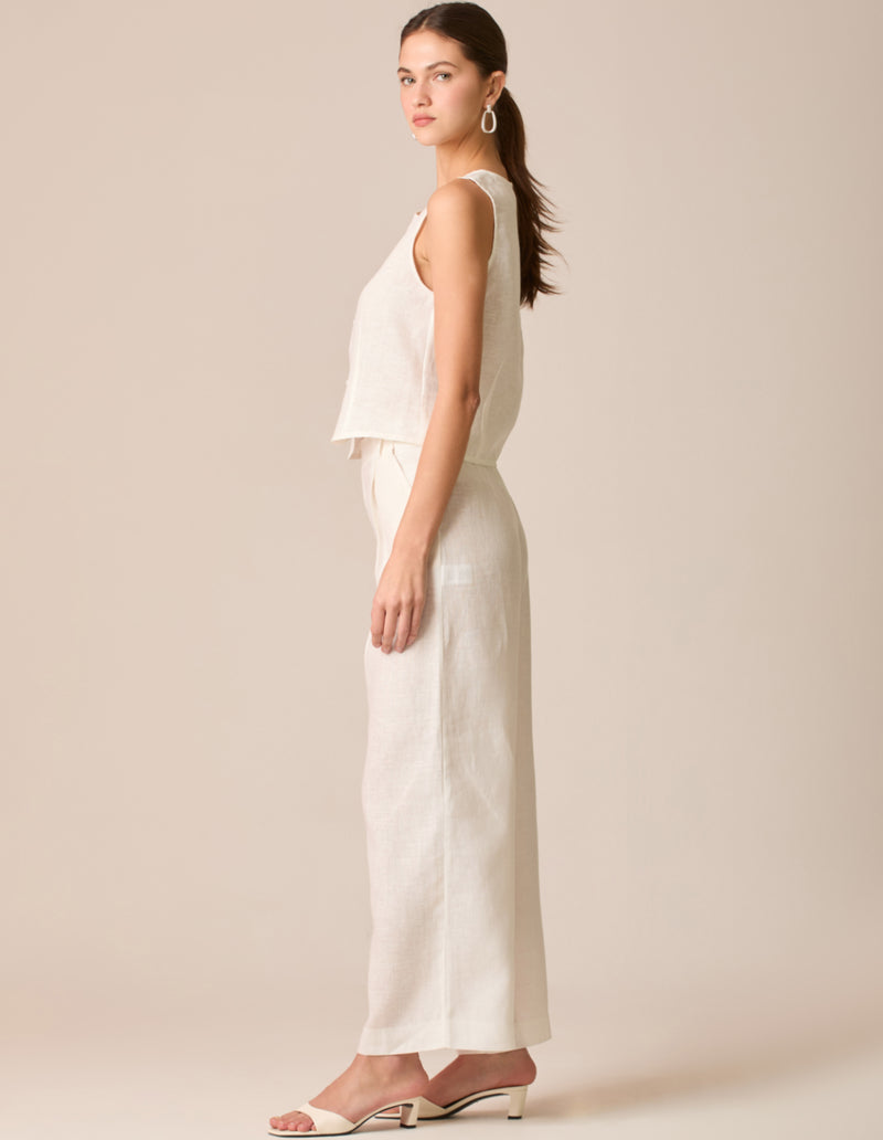 Pantalón Largo Polinesia Blanco Perla