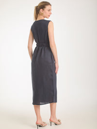 Vestido Largo Bimini Navy
