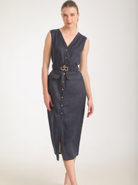 Vestido Largo Bimini Navy