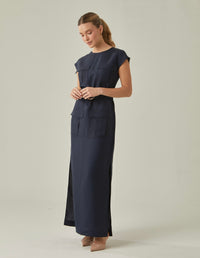 Vestido Alba Navy