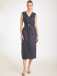 Vestido Largo Bimini Navy