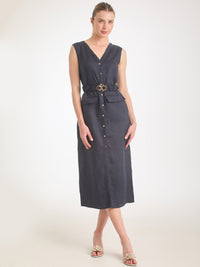 Vestido Largo Bimini Navy