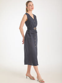 Vestido Largo Bimini Navy