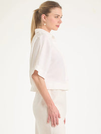 Blusa Genoveva Sand con manga ancha