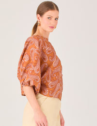 Blusa Aiko Cafe
