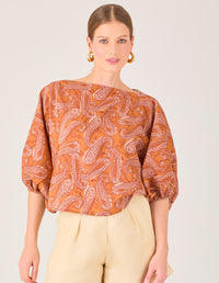 Blusa Aiko Cafe