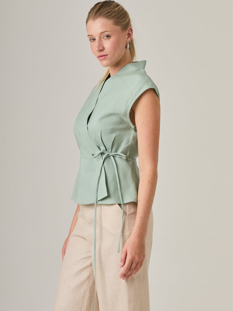 Blusa Rodite Verde Menta