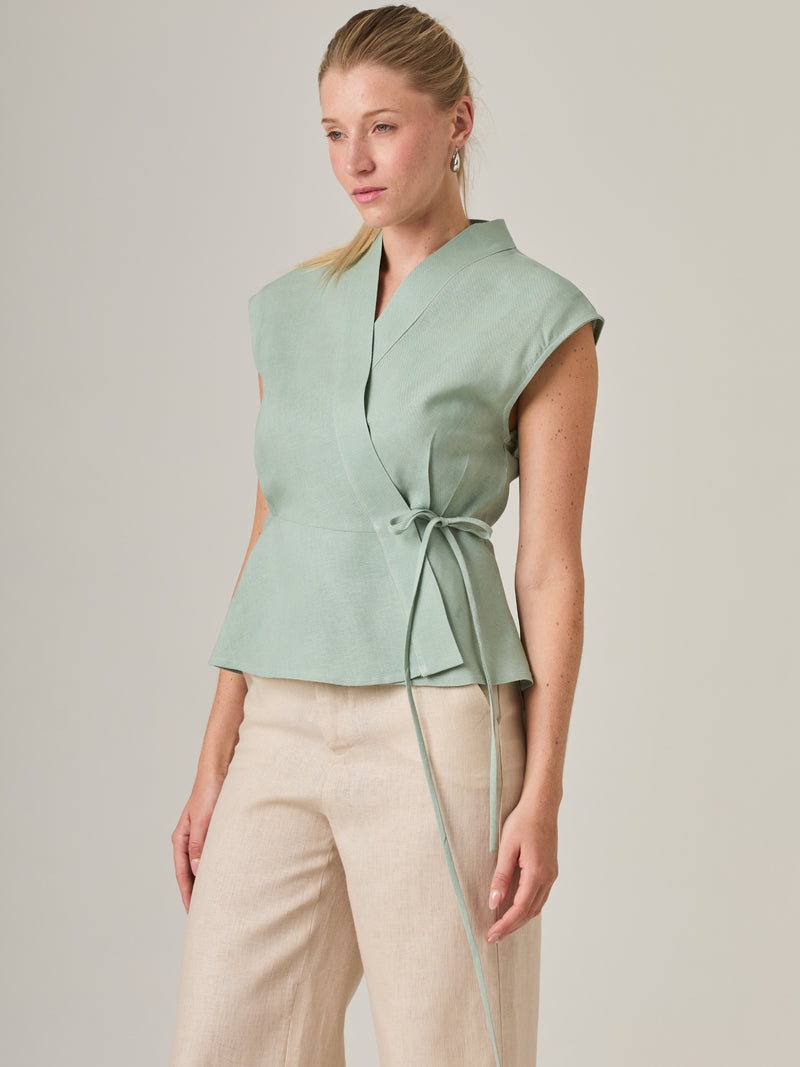 Blusa Rodite Verde Menta