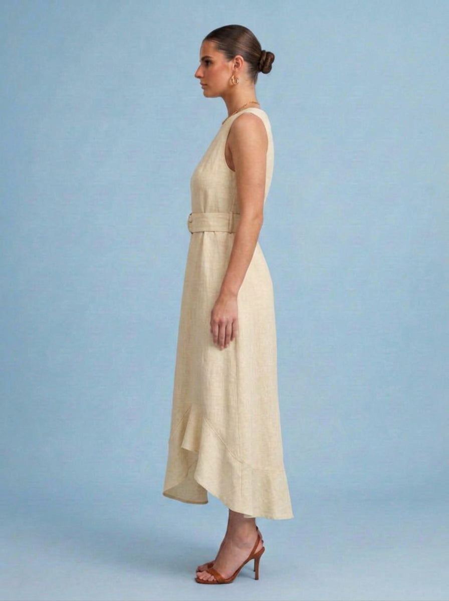 Vestido Oriana Blanco Vainilla