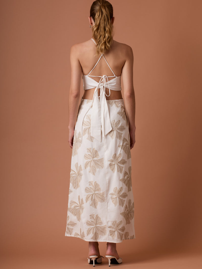 Vestido Largo Marisole Blanco