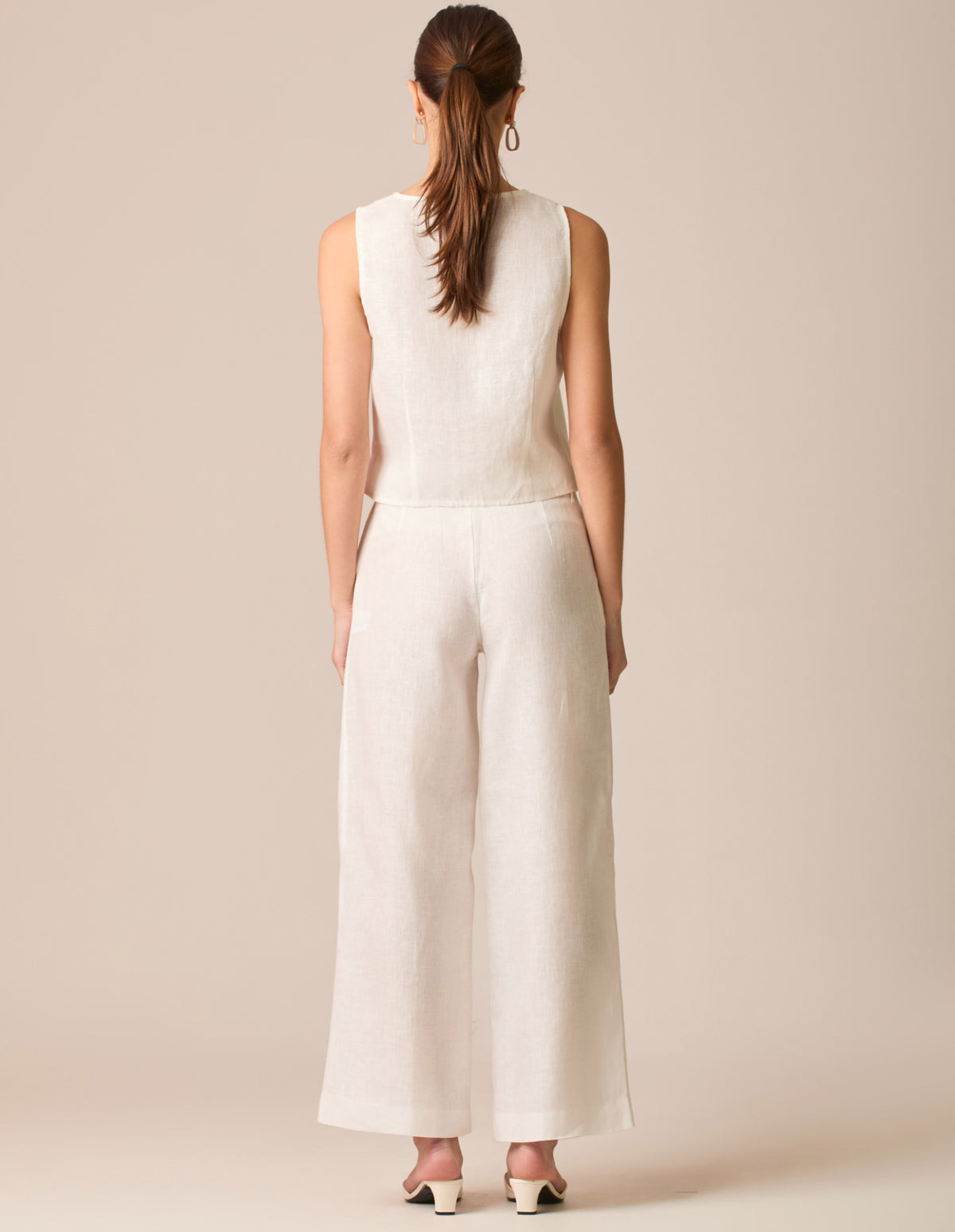 Pantalón Largo Polinesia Blanco Perla
