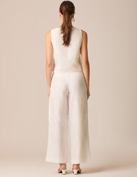 Pantalón Largo Polinesia Blanco Perla