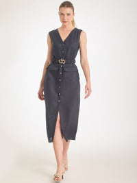 Vestido Largo Bimini Navy