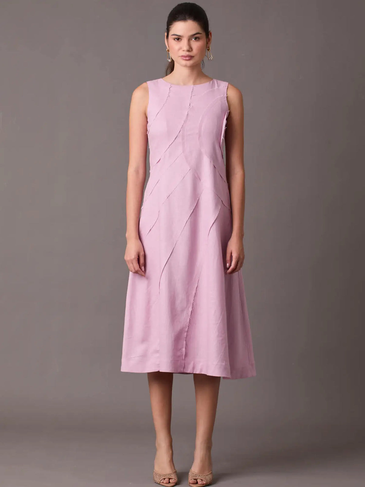 Vestido Largo Dotty Rosa