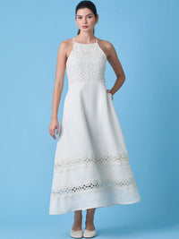 Vestido Largo Martini Ivory