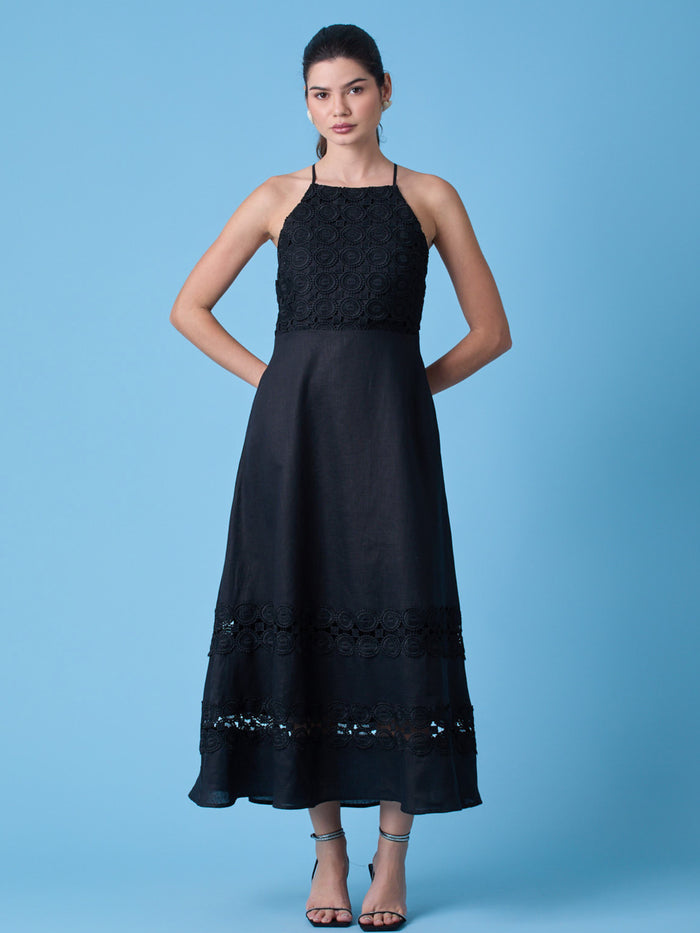 Vestido Largo Martini Negro